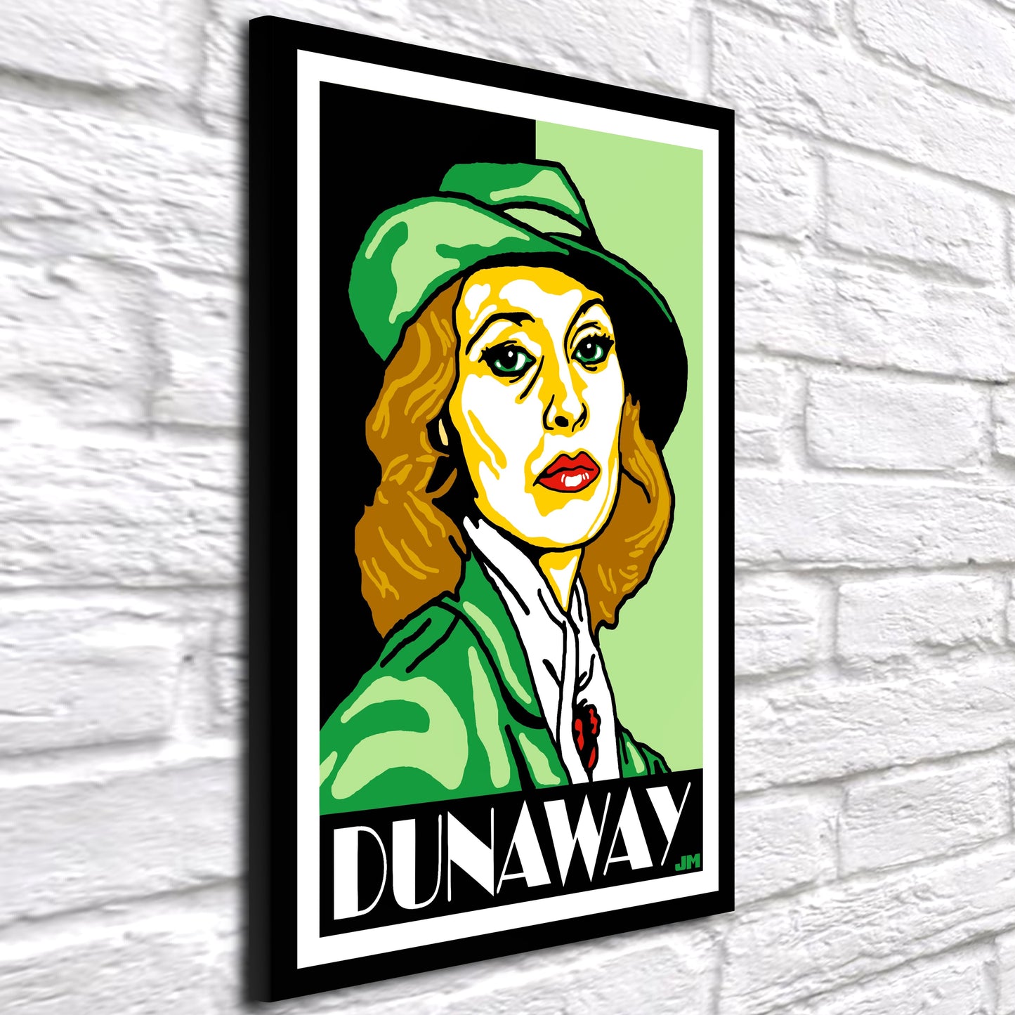 Faye Dunaway Pop Art Framed