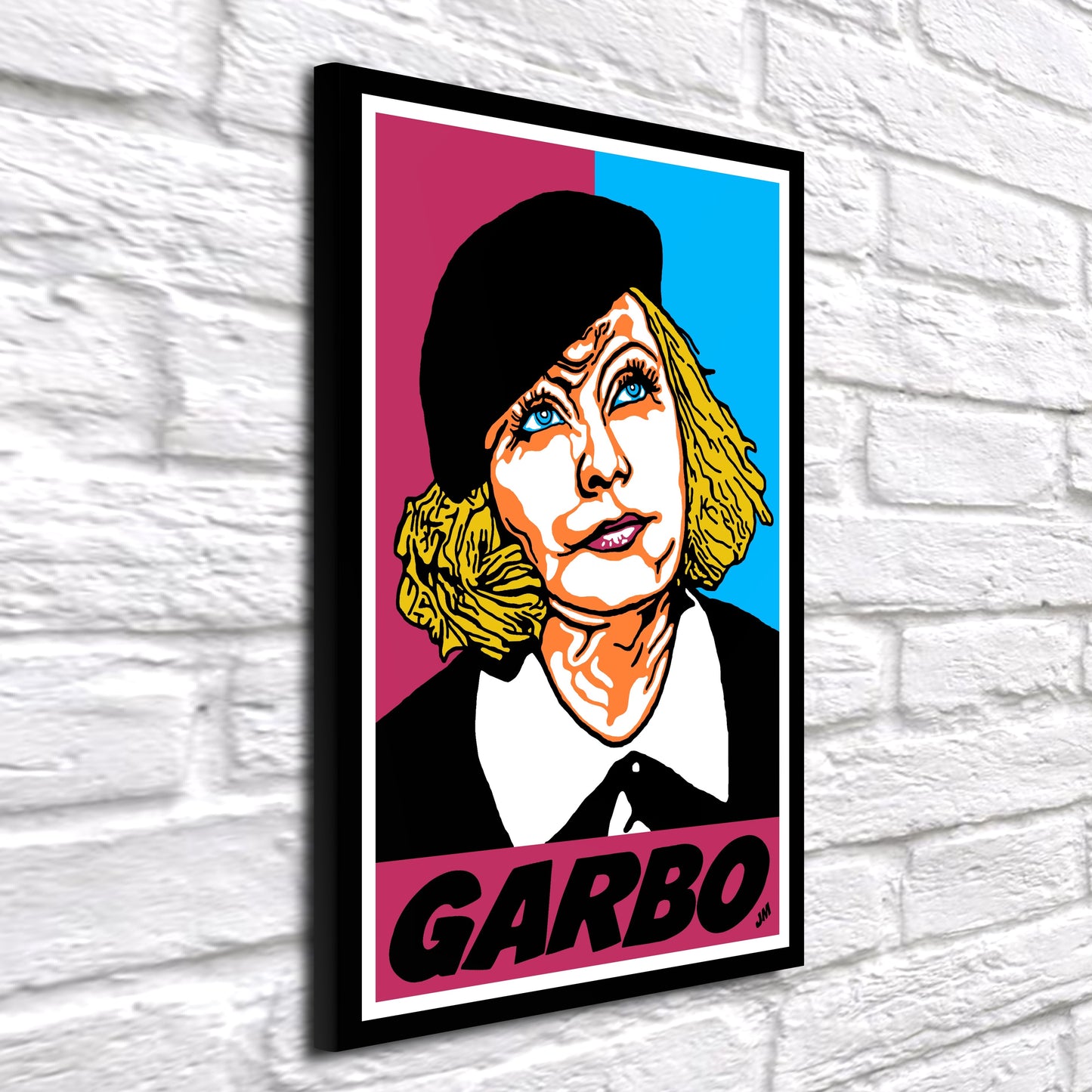 Greta Garbo  Pop Art Framed