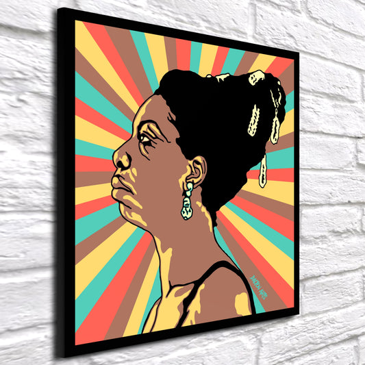 Nina Simone popart